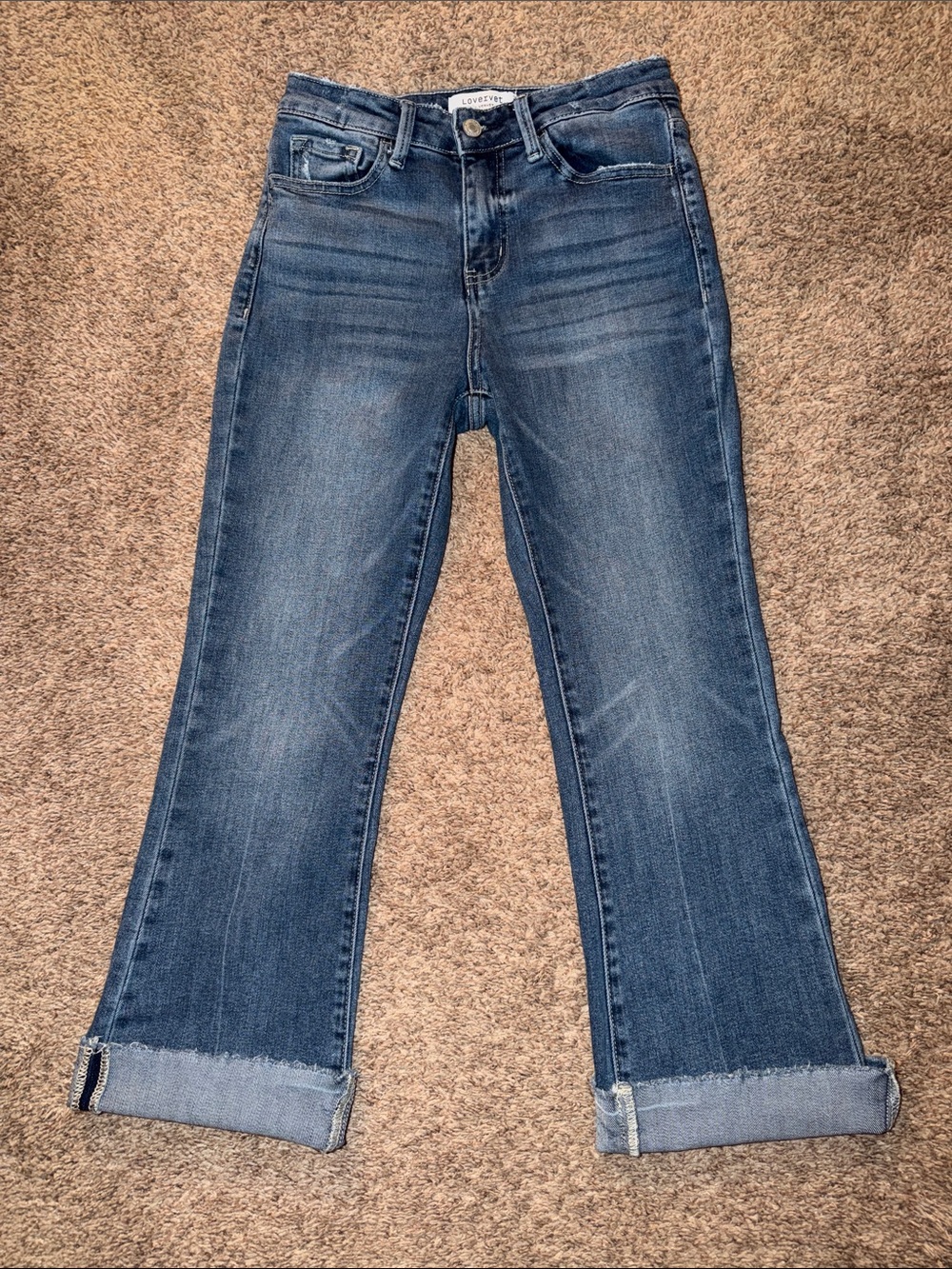 Lovervet by Vervet mid rise straight jeans size 26